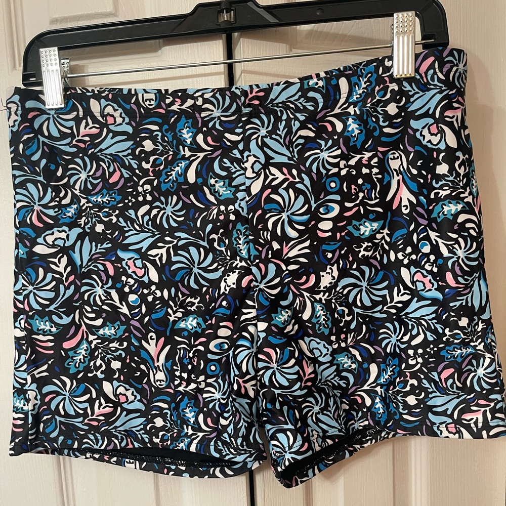 Yonique Woman’s Colorful Swim Shorts Size XL